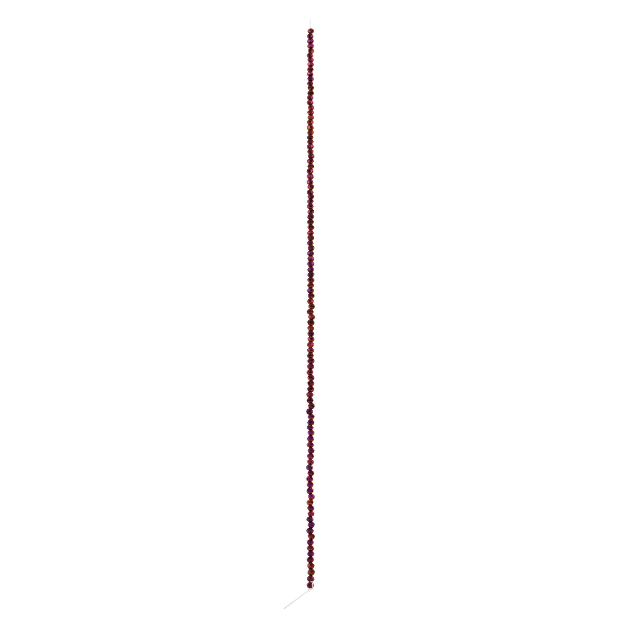 Purple Faceted Round Beads, 2mm by Bead Landing™